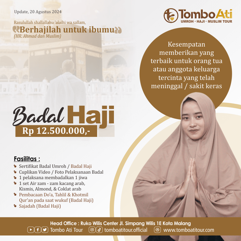 harga badal haji, Biro Perjalanan Umroh, Haji, dan Badal Haji Amanah